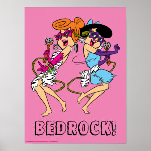 The Flintstones Wilma & Betty Rock Stars Poster