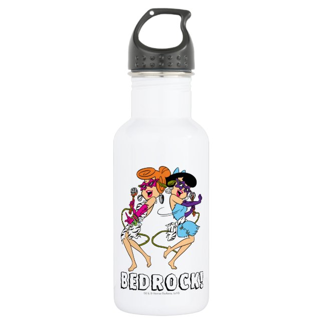 The Flintstones | Wilma & Betty Rock Stars Stainless Steel Water Bottle (Front)