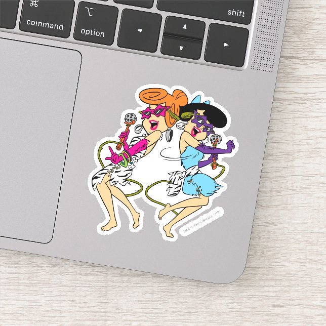 The Flintstones | Wilma & Betty Rock Stars Sticker (Detail)