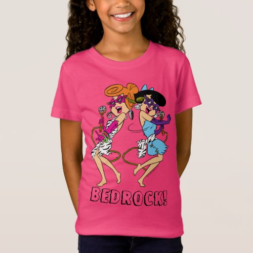 The Flintstones  Wilma  Betty Rock Stars T_Shirt