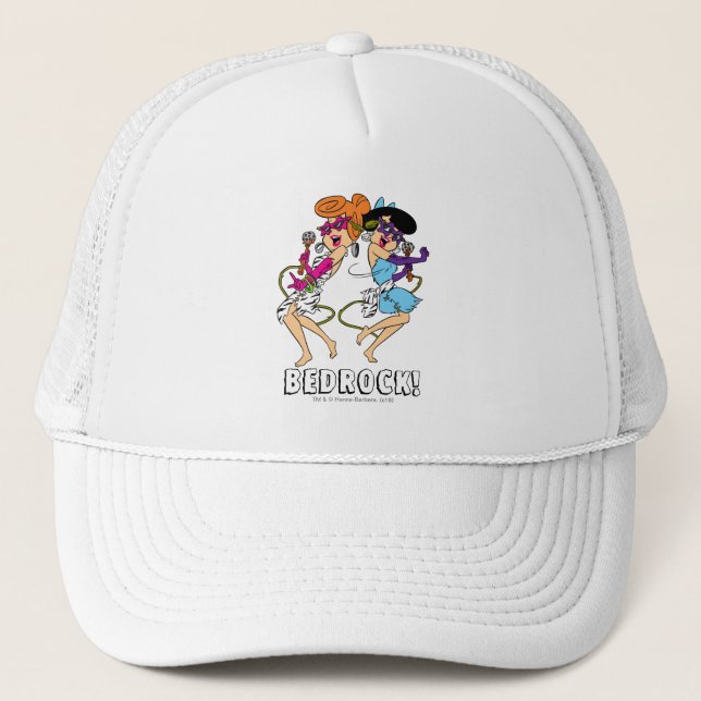 The Flintstones | Wilma & Betty Rock Stars Trucker Hat (Front)