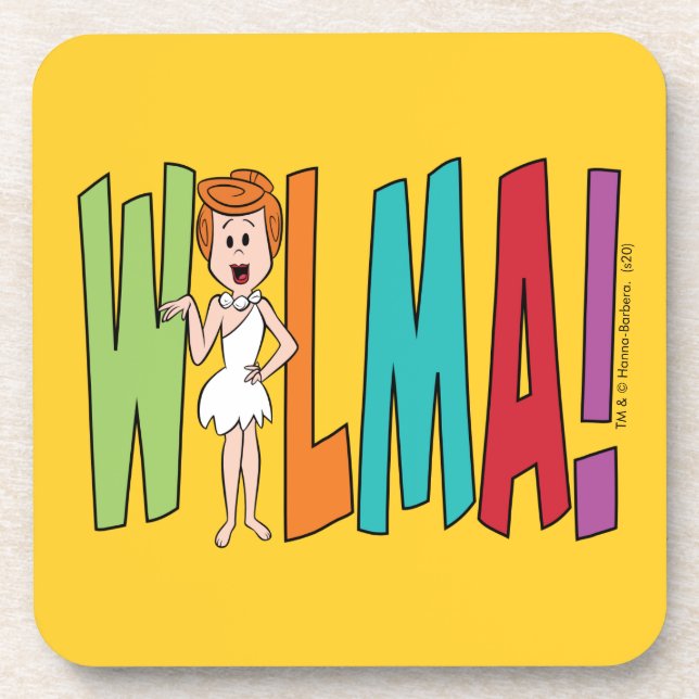 The Flintstones | WILMA! Beverage Coaster (Front)