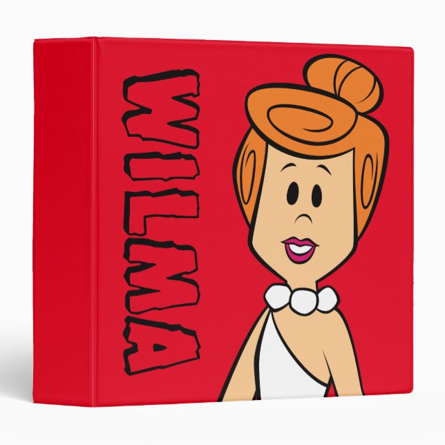 The Flintstones | Wilma Flintstone 3 Ring Binder (Front/Spine)