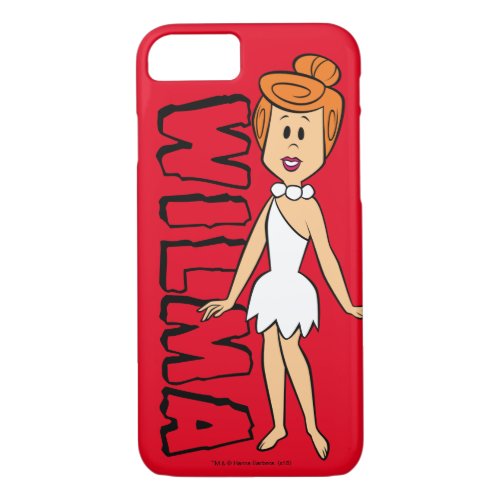 The Flintstones  Wilma Flintstone iPhone 87 Case