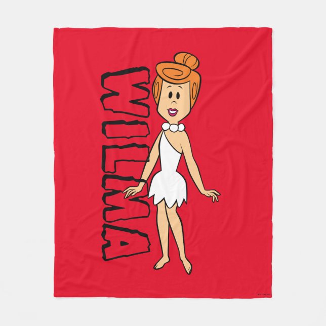 The Flintstones | Wilma Flintstone Fleece Blanket (Front)