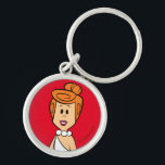 The Flintstones | Wilma Flintstone Keychain<br><div class="desc">Check out Wilma Flintstone smiling.</div>
