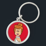The Flintstones | Wilma Flintstone Keychain<br><div class="desc">Check out Wilma Flintstone smiling.</div>