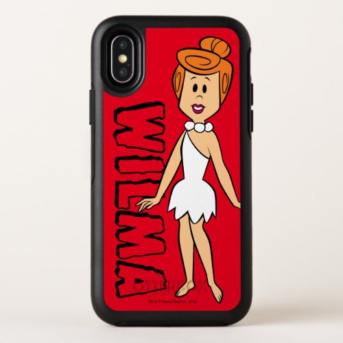 The Flintstones  Wilma Flintstone OtterBox Symmetry iPhone X Case