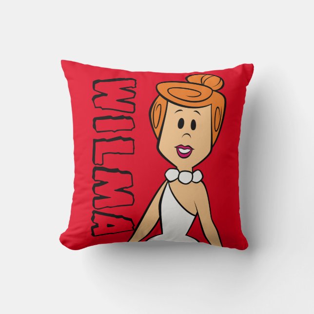 The Flintstones | Wilma Flintstone Throw Pillow (Front)