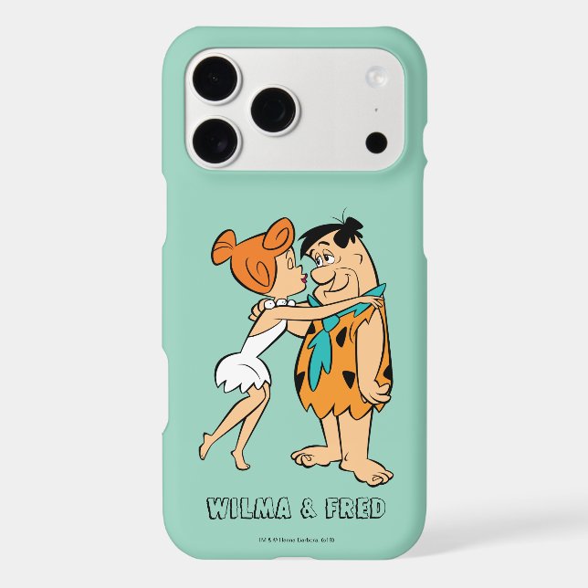 The Flintstones | Wilma Kissing Fred Case-Mate iPhone Case (Back)