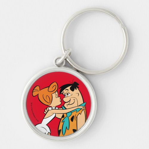 The Flintstones  Wilma Kissing Fred Keychain