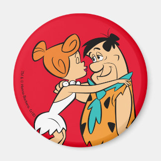 The Flintstones | Wilma Kissing Fred Magnet
