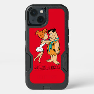 The Flintstones Wilma Kissing Fred iPhone 13 Case
