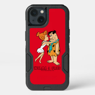 The Flintstones Wilma Kissing Fred iPhone 13 Case