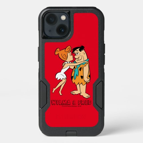 The Flintstones  Wilma Kissing Fred iPhone 13 Case