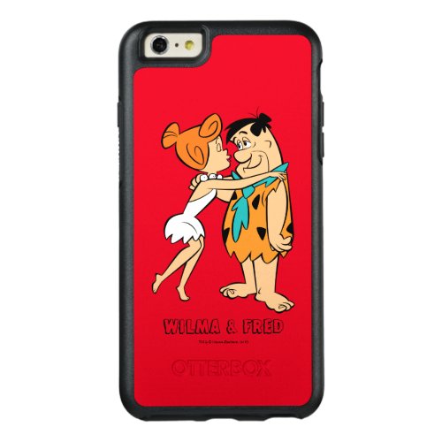The Flintstones  Wilma Kissing Fred OtterBox iPhone 66s Plus Case