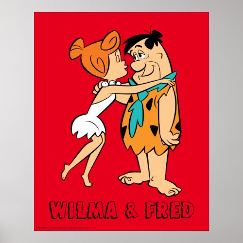 The Flintstones | Wilma Kissing Fred