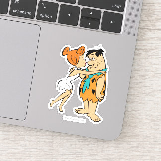 The Flintstones | Wilma Kissing Fred Sticker