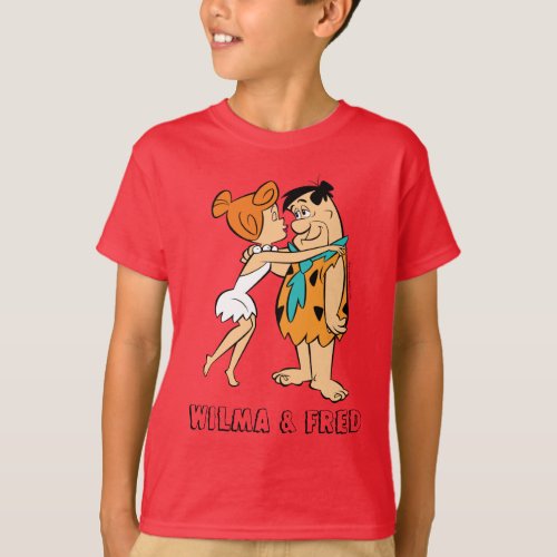The Flintstones  Wilma Kissing Fred T_Shirt