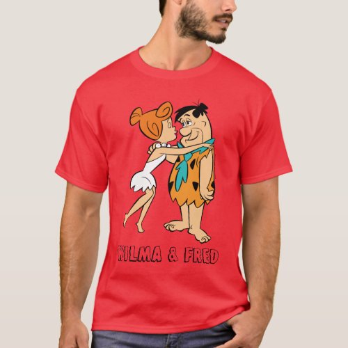 The Flintstones  Wilma Kissing Fred T_Shirt