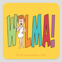 The Flintstones | WILMA! Square Sticker