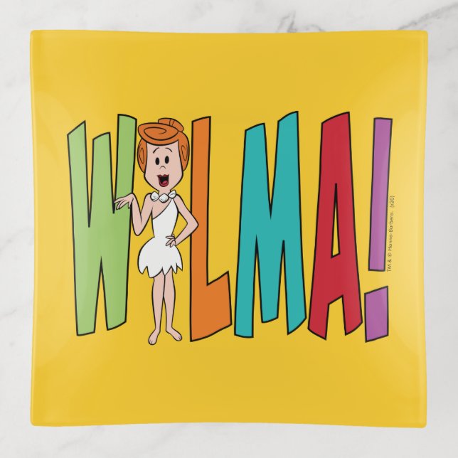The Flintstones | WILMA! Trinket Tray (Front)