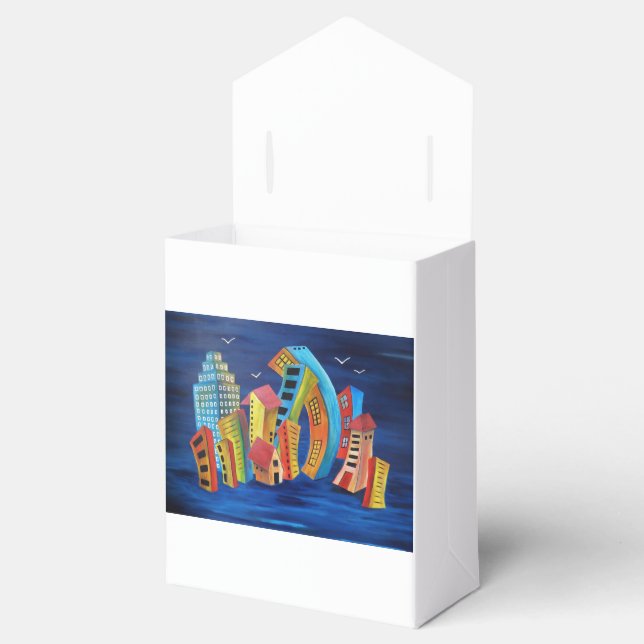 The Floating City Favor Boxes (Opened)