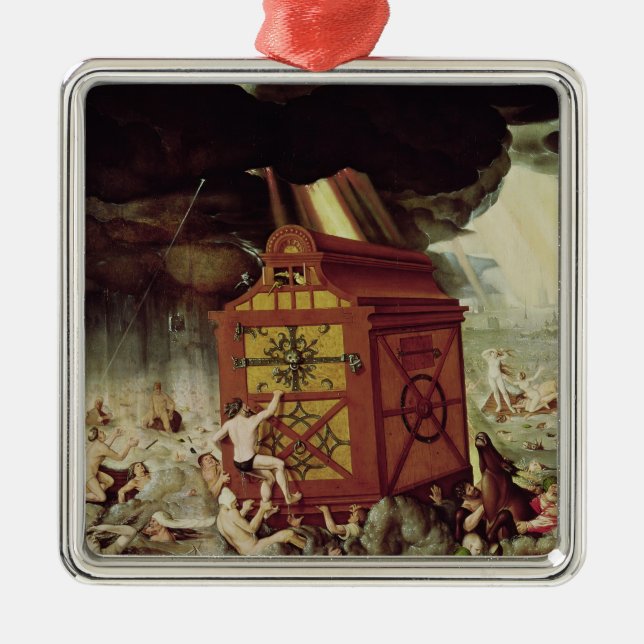 The Flood, 1516 Metal Ornament (Front)