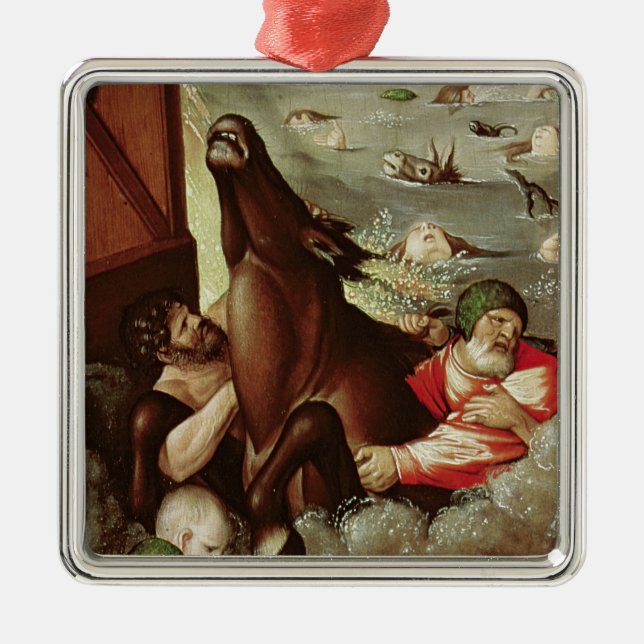 The Flood, 1516 Metal Ornament (Front)