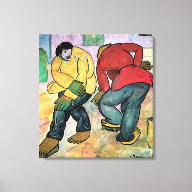 The Floor Polishers, 1911 Canvas Print (Front)