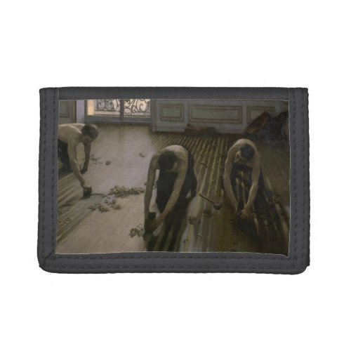 The Floor Scrapers by Gustave Caillebotte Tri_fold Wallet