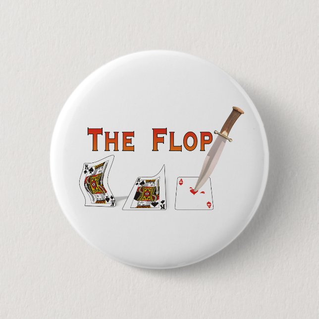 The Flop Pinback Button (Front)
