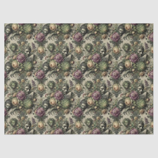 The Florabane Cult – Gothic Floral Design Tissue Paper