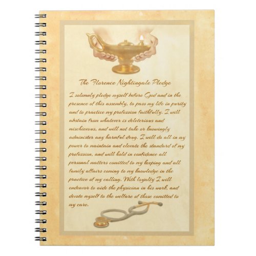 The Florence Nightingale Pledge Notebook