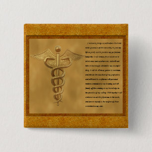 The Florence Nightingale Pledge Pinback Button