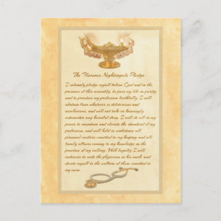 The Florence Nightingale Pledge Postcard