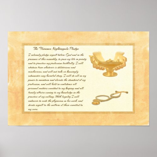 The Florence Nightingale Pledge Poster