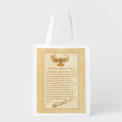 The Florence Nightingale Pledge Reusable Grocery Bag