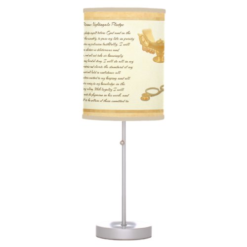 The Florence Nightingale Pledge Table Lamp
