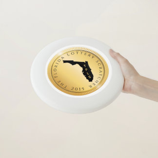 The Florida Lottery Scratcher Frisbee