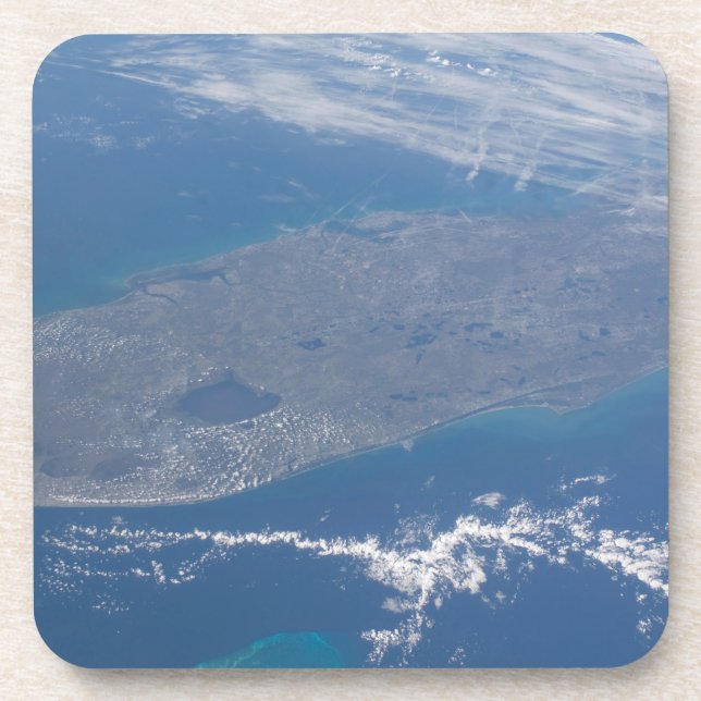 The Florida Peninsula. Beverage Coaster (Front)