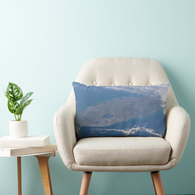 The Florida Peninsula. Lumbar Pillow (Chair)