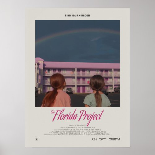 The Florida Project 2017 Minimalist Poster