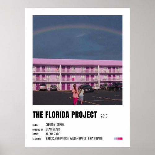 The Florida Project minimalist Poster