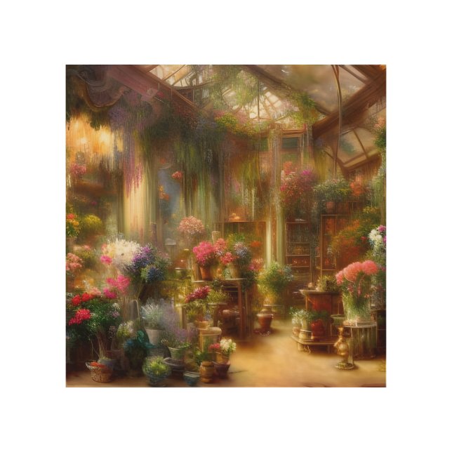 The Florist Shop Wood Wall Art (Front)