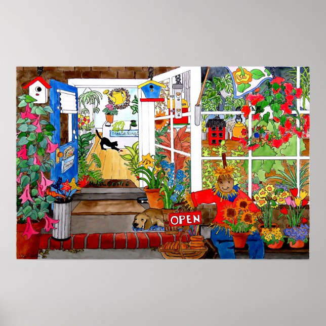 The Florist's Shop Poster (Front)