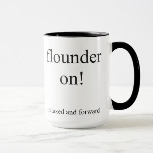 The Flounder on mug