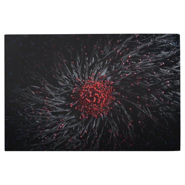 The Flourish Metal Print (Front)