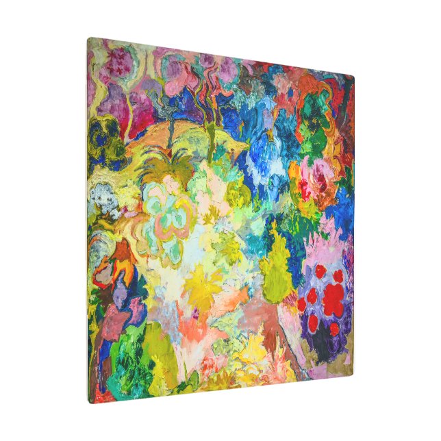 The Flower Garden | Carl Lohse | Metal Print (Angled)