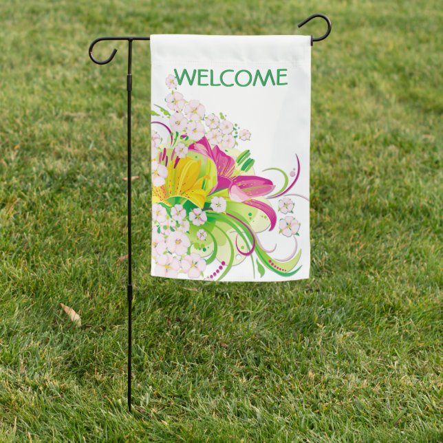 The Flower Garden Flag (In SItu)